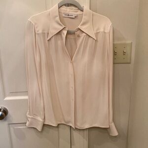 Tory Burch cream blouse